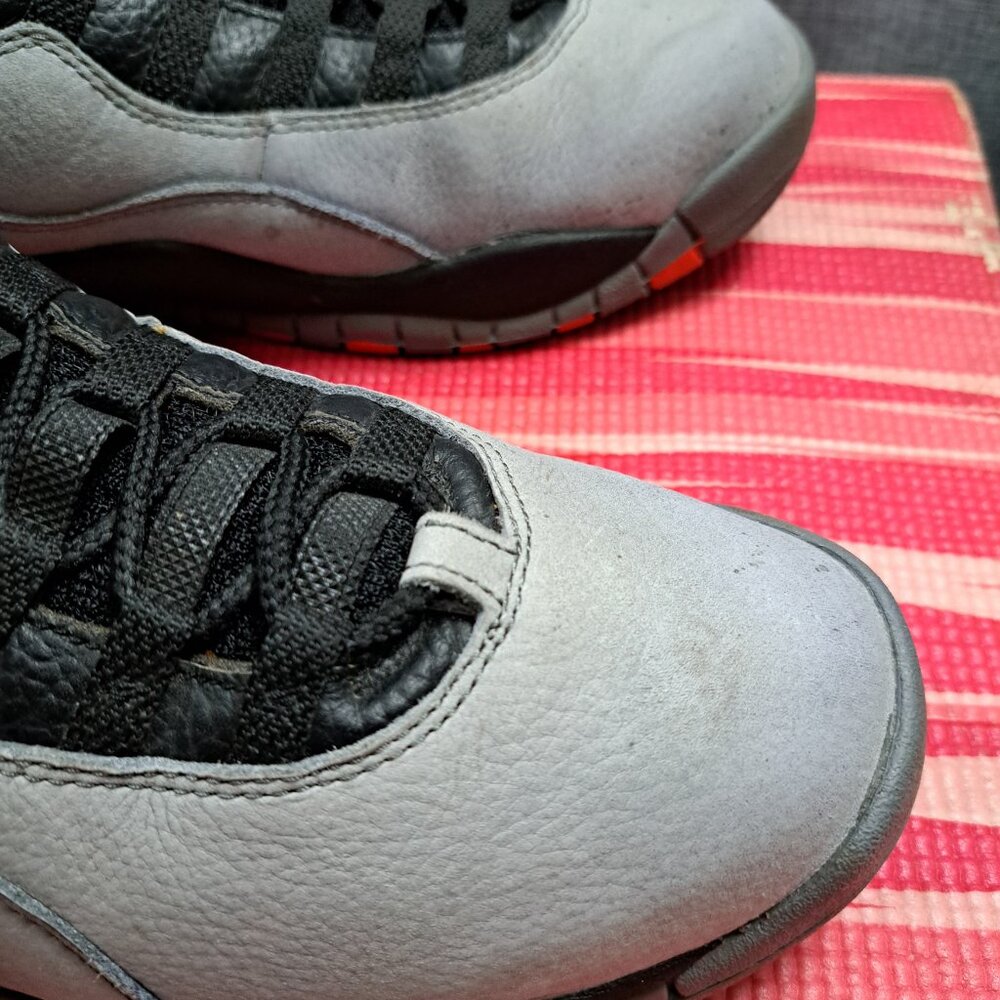 %Nike Air Jordan X 10 Retro - US Men's 10.5 - Cool Grey/Infrared-Black - AJ11 - Picture 9 of 16